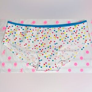 New Vintage Victoria's Secret PINK Hipster Panty Y2K pink vintage panties heart